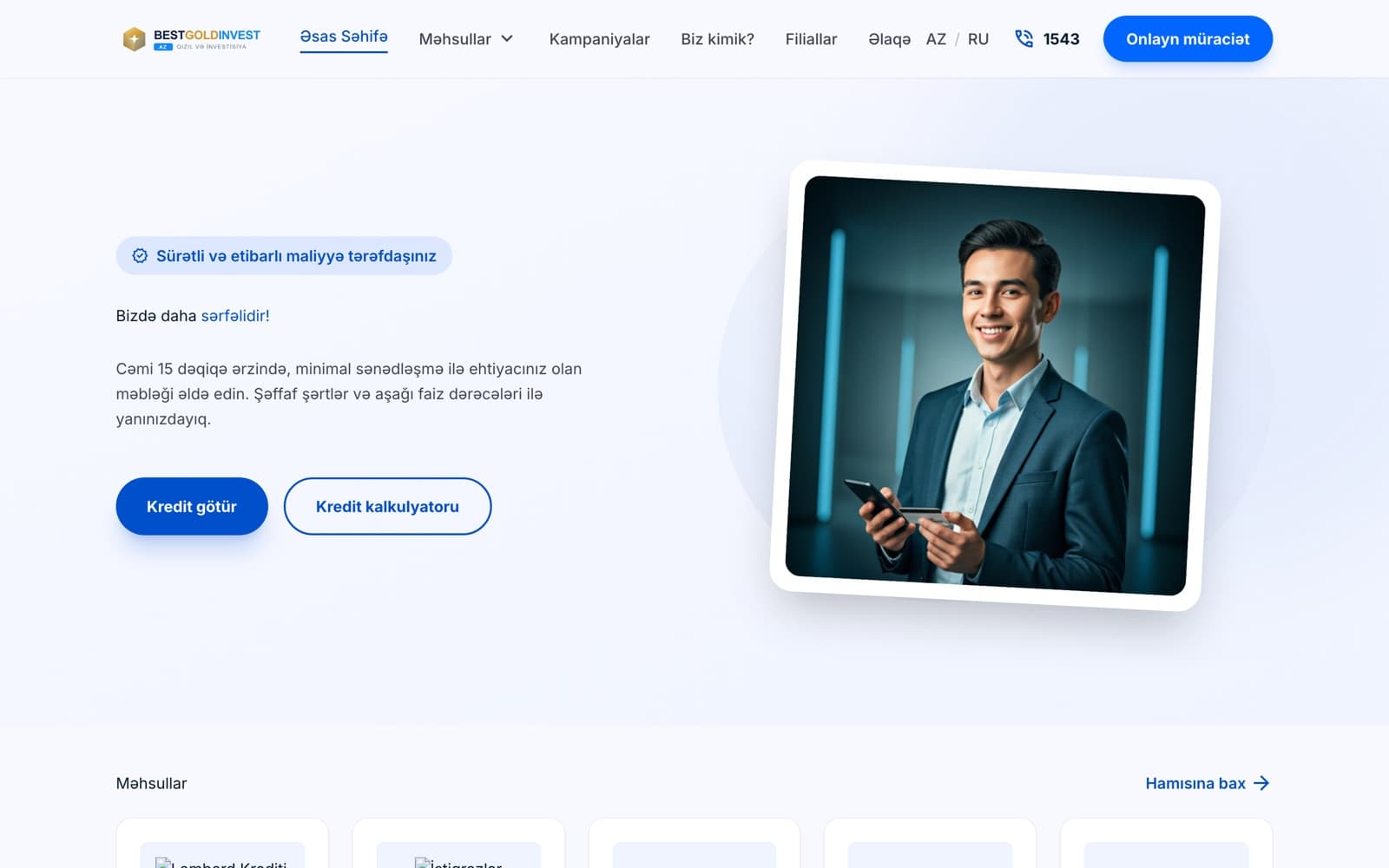 BestGoldInvest, Pawn loan website with a loan calculator